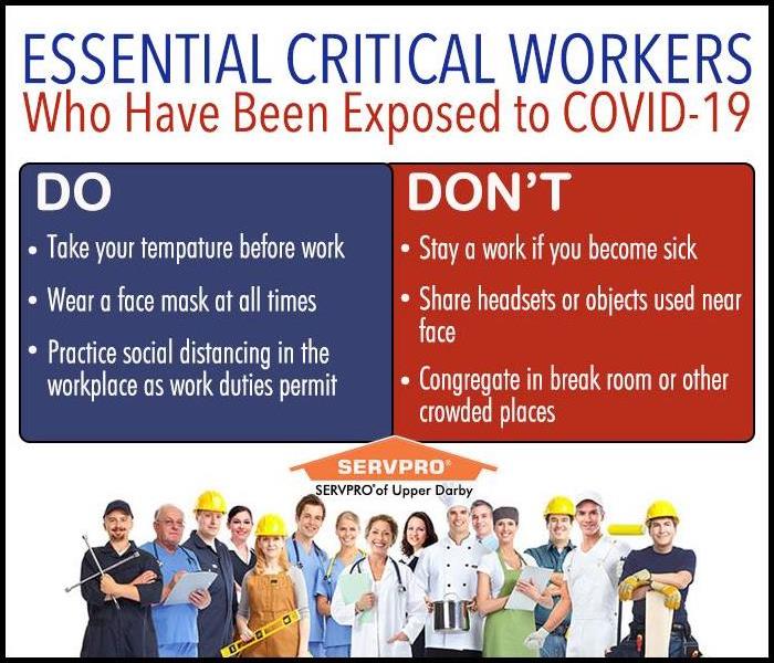 Essential Critical Worker COVID-19 Dos and Don'ts